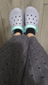 斯凯奇（Skechers）女鞋舒适厚底怪兽泡泡鞋透气软底防滑耐磨洞洞鞋111581 实拍图