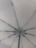 天堂伞 全自动晴雨伞三折 10骨加固一键开收易甩干简约商务自动伞 黛蓝 实拍图