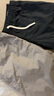 MUJI 男式 棉水洗府绸 短裤休闲短裤男款夏季纯棉全棉AED14A2S 黑色 M 实拍图