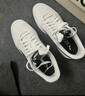 adidas「面包鞋」GRAND COURT BASE 00s休闲低帮板鞋男女阿迪达斯 浅灰/白色/树脂黄   37 实拍图