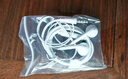 纽曼（Newmine）【金榜】NM-LK06 半入耳式线控有线耳机 手机耳机 音乐耳机 3.5mm接口 电脑笔记本手机适用 白色 实拍图