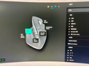 罗技（Logitech）大师系列 MX Master 3S 菁英版 无线蓝牙鼠标  办公静音鼠标 人体工学 石墨黑 无线接收器需另购买 实拍图