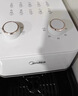 美的（Midea）【价低头部主播九折】空气炸锅4.5L容量家用小型可视免翻2026新款控时控温KZE45T87 实拍图