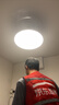 欧普照明（OPPLE）风扇灯吊扇灯多档调色LED照明Ra95奶油餐厅厨房卧室36寸 冰风白 实拍图