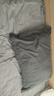 南极人（Nanjiren）被子褥子套装一整套学生宿舍六件套被褥全套单人双人八件套 深灰+银灰 【被子套装 一站购齐】 单人 床单款 被芯1.5*2.0m 5斤 五件套 实拍图
