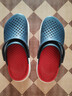卡骆驰（CROCS）舒乐洞洞鞋沙滩鞋男鞋包头女鞋拖鞋|209964 深蓝色-410 41 /42(260mm) 实拍图