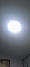惠普精工led卧室吸顶灯三防灯超薄简约儿童书房餐厅阳台过道灯具37CM白光 实拍图