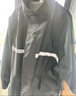阿蒂亚 牛津布分体式反光雨衣雨裤 XXXXL码/件 黑色连帽套装 实拍图