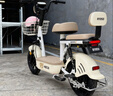 飞鸽电动自行车 E75Plus新国标电动车2026长续航80KM铅酸电池48V21Ah智能家用电瓶车可上牌漫步白 实拍图