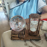 DEERC音乐盒水晶球飘雪八音盒3-6-14岁沙漏摆件生日女孩玩具生日礼物 复古铁塔【七色灯+多首音乐+手动飘雪+沙漏+礼袋】 2026火的玩具水晶球沙漏八音盒 实拍图