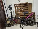 大行（DAHON）折叠自行车公路车通用挡泥板可伸缩式泥除前后轮防水板改装配件 芭比粉 实拍图