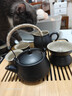 京东京造 茶具整套 功夫茶具陶瓷套装茶壶茶杯茶盘【黑陶提梁壶】 12件套  实拍图