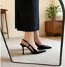 CHARLES&KEITH漆皮尖头斑马纹高跟凉鞋生日礼物送女友CK1-60280477 Black Patent黑色 38 （245） 实拍图