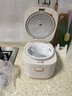 美的（Midea）【价保618】小碧玉电饭煲小型2-3人3升0氟有钛陶瓷白玉内胆家用电饭锅煮粥智能预约多功能锅RE360 实拍图