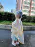 牧萌儿童雨衣男女童幼儿园宝宝防水雨披带书包位小童雨具 小黄鸭 S 实拍图