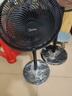 美的（Midea）【超级单品】七叶轻音立式电风扇家用柔风落地扇台式桌面小型风扇大风量节能摇头宿舍电扇 SAF30AB 实拍图