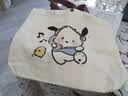 小熊帆布包女学生便携上班帆布兜手提包手拎便当帆布袋 帕恰狗（带按扣）活动 实拍图
