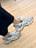 亚瑟士ASICS男鞋透气跑鞋运动鞋缓震舒适跑步鞋 GEL-CONTEND 4 棕色/绿色 42.5 实拍图
