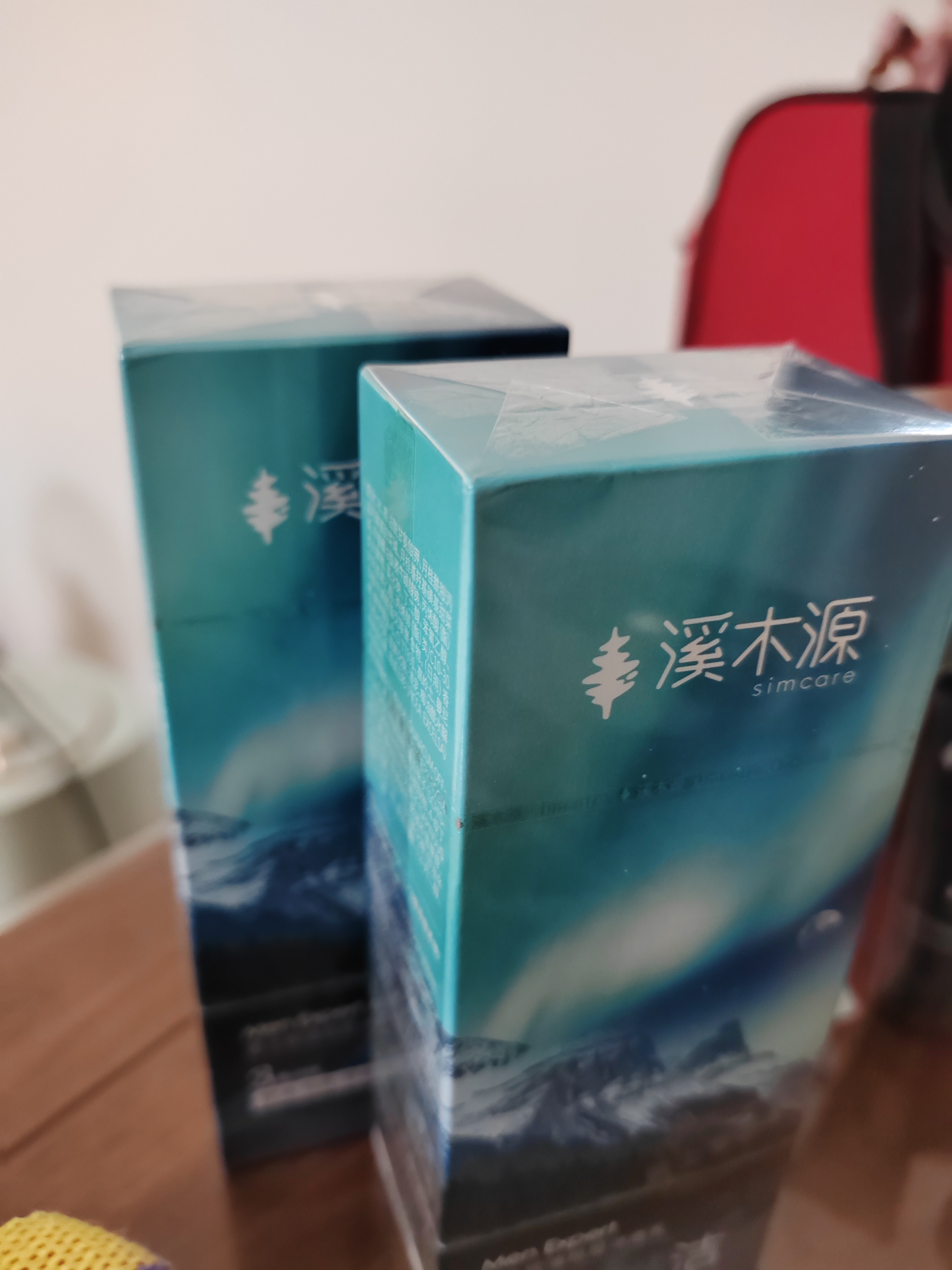 溪木源山茶花舒敏修护精华面膜贴28ml 实拍图