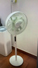 美的（Midea）【幸运草安睡1S】一级能效直流变频声控电风扇家用遥控卧室静音落地扇台式桌面抗菌大风力转页扇 实拍图
