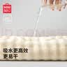 名创优品（MINISO）浴巾加大厚毛浴巾比纯棉全棉吸水男女大人可裹巾成人 白 晒单实拍图