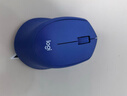 罗技（Logitech）M330 静音鼠标 无线鼠标 办公鼠标 右手鼠标 蓝色 带无线2.4G接收器 实拍图