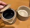 万仟堂（Edenus）快客杯 高档茶具礼物粗陶懒人功夫一壶一杯带盖送礼 君子之交 【黄砂釉+黑铁釉】1壶1杯1布包 实拍图