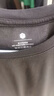 京东京造5A抗菌长袖t恤男新疆棉圆领衣服男装卫衣打底衫春季内搭黑色M 实拍图