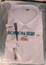 罗蒙（ROMON）纯色商务职业正装男士白衬衫工装外套长袖衬衣男CS108白色XL 实拍图