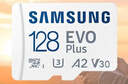 三星（SAMSUNG）128GB TF(MicroSD)存储卡 EVO白卡 U3A2V30 手机平板switch游戏机内存卡 支持4K视频 读160MB/s 实拍图