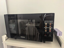 格兰仕（Galanz）变频微波炉烤箱一体机光波炉900瓦大功率速热家用23L大容量平板易清洁省电一级能效智能菜单烧烤 2026新升级彩膜BM1(S2) 实拍图