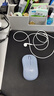 罗技（Logitech）M221 轻音鼠标 无线鼠标 办公鼠标 对称鼠标 带无线微型接收器 雾霭蓝 实拍图
