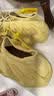 阿迪达斯 三叶草YEEZY 450黄色 低帮椰子运动休闲鞋HP5426 UK9码43 实拍图