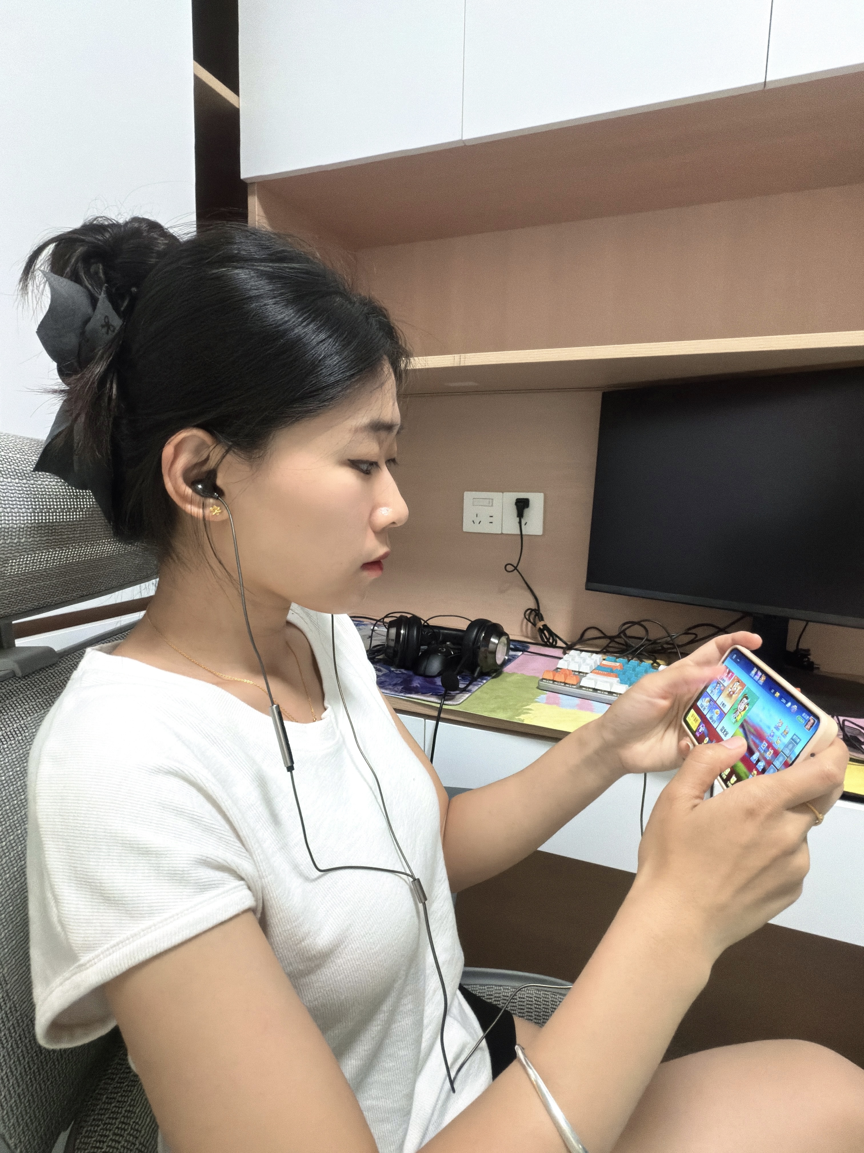 AS适配索尼【2026最新款丨柏林之声】深度降噪有线耳机高级hifi入耳式高音质k歌音乐睡眠耳塞游戏 高雅黑【Type-C接口数字解码】适配华为苹果小米荣耀等 【即插即用+实时K歌耳返+HiFi无损音 实拍图