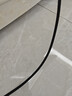 绿联六类网线 千兆网络宽带线 CAT6类家用电脑监控扁平网线 8芯双绞双接头成品跳线 3米 黑色50175 实拍图