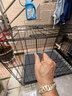 贝初众狗笼子大中小型犬带厕所折叠便携猫笼子超大号狗狗围栏宠物笼 黑色70*50*60cm【25斤内】 托盘+脚垫 折叠免安装 实拍图
