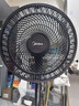 美的（Midea）【超级单品】七叶轻音立式电风扇家用柔风落地扇台式桌面小型风扇大风量节能摇头宿舍电扇 SAF30AB 实拍图