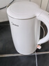 美的（Midea）【价低头部主播9折】电热水壶烧水壶食品级304不锈钢自动断电双层防烫全钢无缝1.5L容量 MK-HJ1566 实拍图