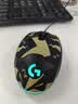 罗技（G）G102游戏鼠标有线机械RGB流光灯效小手轻量化电竞游戏鼠标 宏编程吃鸡英雄联盟送男友 G102二代黑色+黑色闪电防滑贴 实拍图