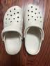 卡骆驰（CROCS）檀健次同款经典洞洞鞋轻便百搭女沙滩鞋包头拖鞋男鞋|10001 骨白色-2Y2(含智必星) 40 (250mm) 实拍图