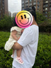 基诺浦（ginoble）儿童凉鞋女 夏季软底包头婴儿学步鞋 童鞋 宝宝机能鞋GB2198 茱萸粉/白色 18 110mm 适合脚长106-115mm 实拍图