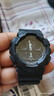 卡西欧（CASIO）G-SHOCK 黑武士双显大表盘运动防水手表 黑夜骑士 GA-100-1A1DR 实拍图