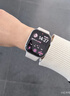 Apple/苹果 Watch S11 智能手表GPS+蜂窝款42毫米玫瑰金色铝金属表壳淡桃粉色运动型表带S/M MF984CH/B 实拍图