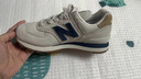 NEW BALANCE NB574官方休闲鞋男鞋女鞋夏季休闲复古舒适透气百搭轻便运动鞋 灰色 ML574LGI 38.5 (脚长24cm建议拍大半码) 实拍图