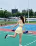 VICTORIATOURIST运动套装女瑜伽服普拉提健身服网球羽毛球训练套装自带胸垫L 实拍图