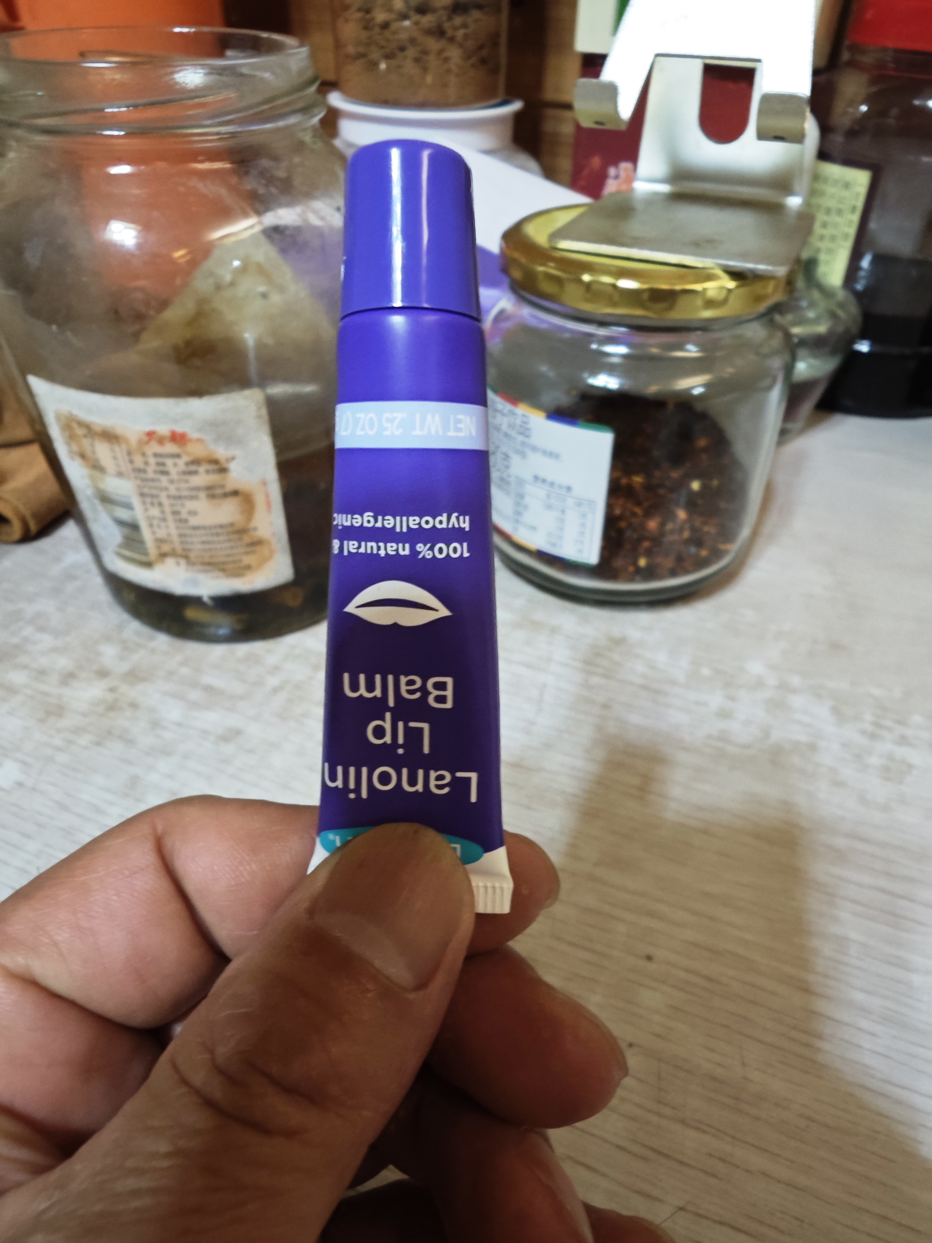 兰思诺（LANSINOH）羊毛脂润唇膏 防干裂滋润保湿补水护唇膏 7g/支 实拍图