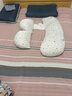 多米贝贝（Tomibaby）孕妇枕头护腰侧睡卧枕U型枕多功能托腹抱枕靠枕睡枕两用延长款灰 实拍图