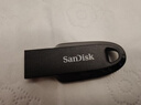 闪迪（SanDisk）128GB USB3.2 U盘 CZ550黑色 读速100MB/s 安全加密 数据恢复 学习办公电脑车载 高速大容量优盘 实拍图