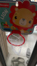 费雪（Fisher-Price）儿童玩具球10cm彩印球狮子+室内挂式投篮框生日礼物礼品 实拍图