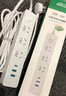 公牛（BULL）20W PD苹果快充插座/USB插线板/插排/接线板/桌面充电站 1C2A+3插孔 全长1.8米 GNV-UU4203总控 实拍图